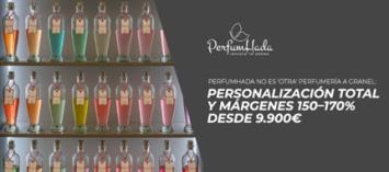 Perfumhada no es otra perfumería a granel: personalización total y márgenes 150–170% desde 10.900€