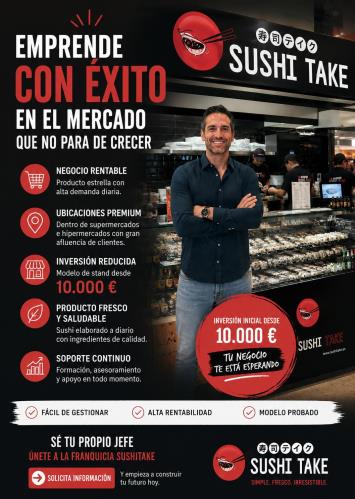 Coste y precio franquicia Sushitake