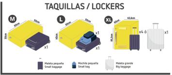 franquicia Lock&Be free tipos de taquillas