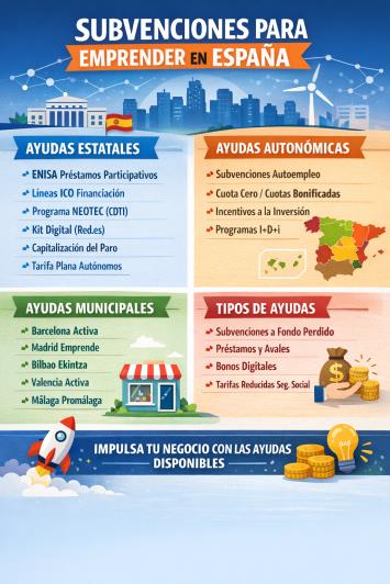 Buscadores oficiales de subvenciones