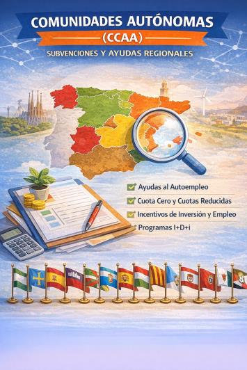 Subvenciones emprendedores de las Comunidades Autónomas