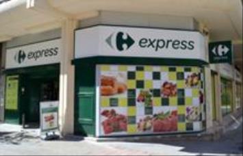 franquicia Carrefour Express supermercado para poblaciones pequeñas