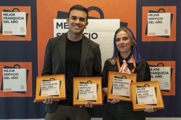 Interdomicilio logra el doble reconocimiento a Mejor Servicio del Año y Mejor Franquicia