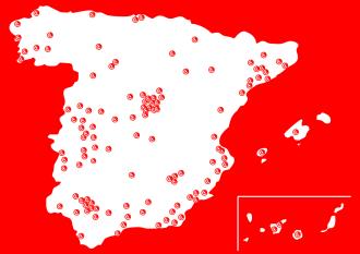 Mapa Delegaciones Franquiciadas Albroksa