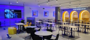 Interior del restaurante de La Boca Te Lía