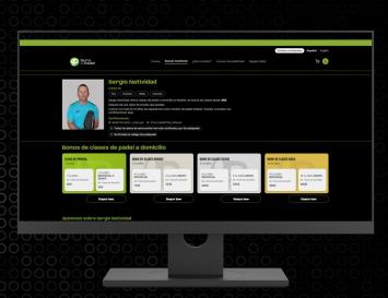 Pantalla Web Gurudelpadel