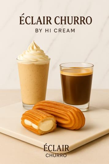Cafés y Churro de la franquicia Éclar Churro by Hi Cream